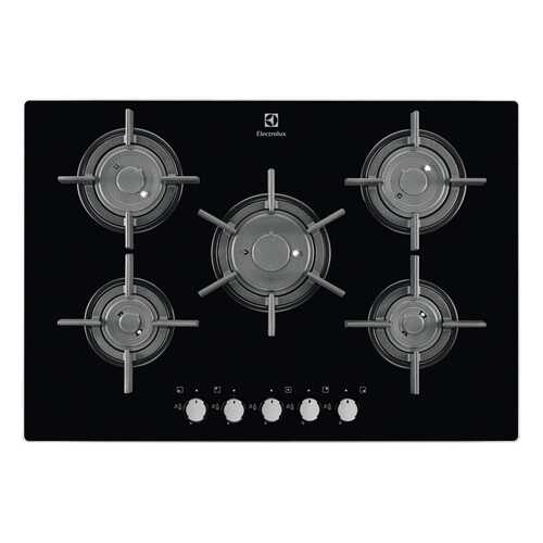 Встраиваемая варочная панель газовая Electrolux EGT97657NK Black/Silver в Медиа Маркт