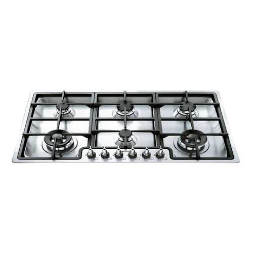 Встраиваемая варочная панель газовая Smeg PGF96 Silver в Медиа Маркт