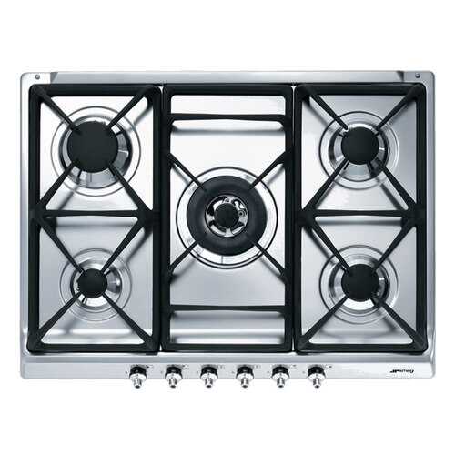 Встраиваемая варочная панель газовая Smeg SE70SGH-5 Silver в Медиа Маркт