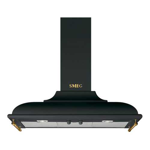 Вытяжка купольная Smeg KC19AOE Black/Gold в Медиа Маркт
